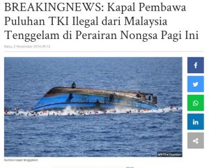 Kapal tenggelam